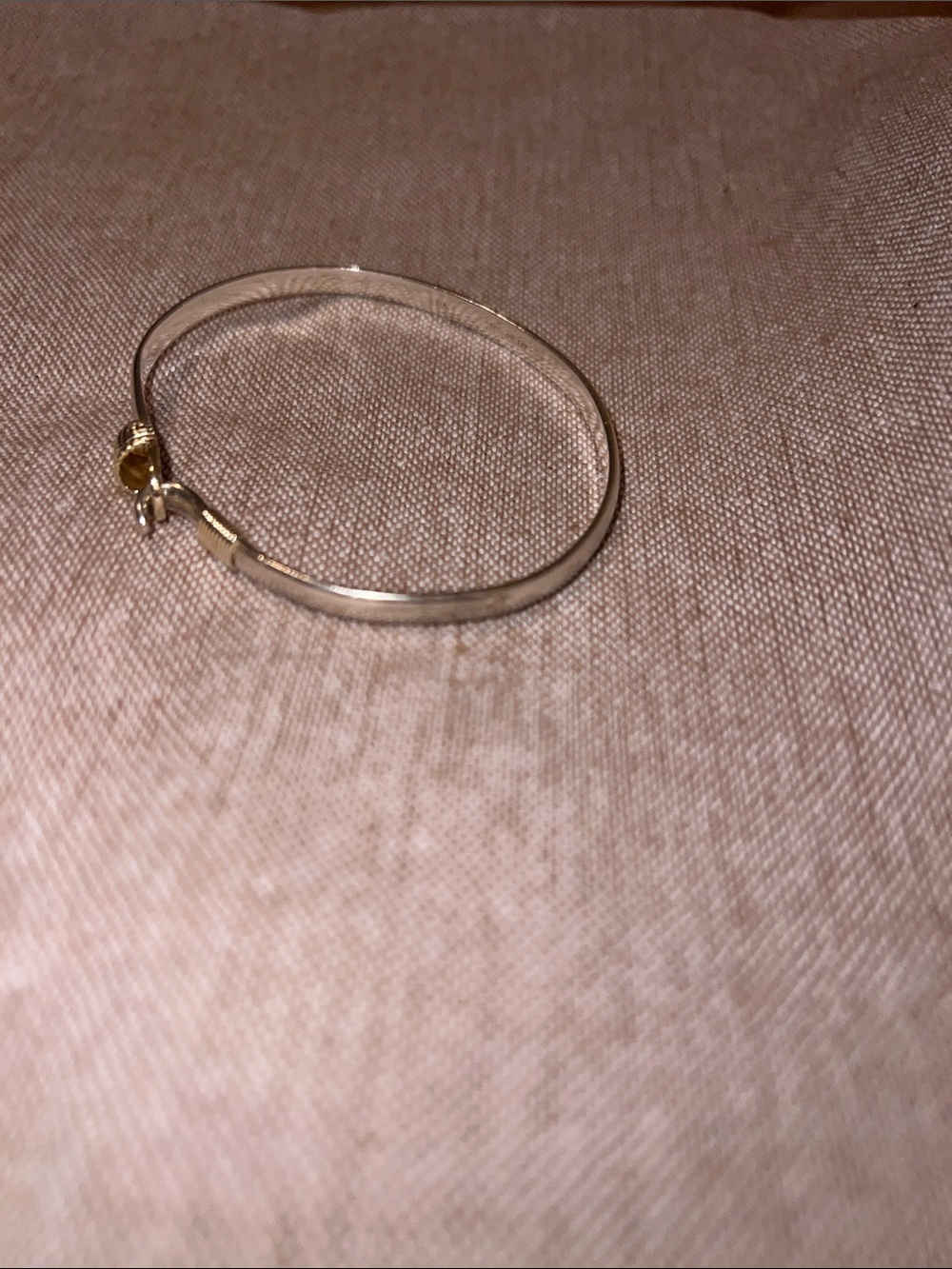 Nantucket Basket Bracelet/ sterling and gold - Picture 4 of 7